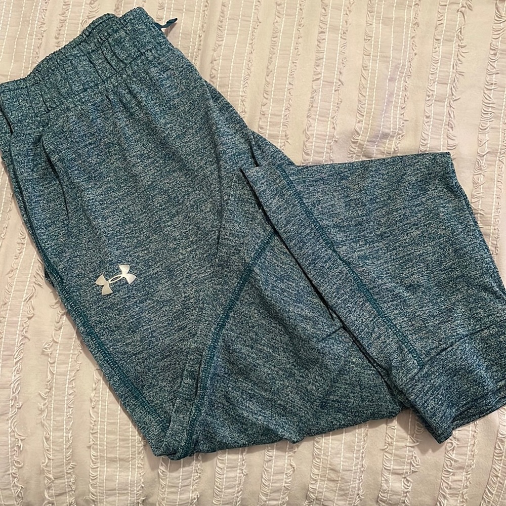 Teal under armour joggers